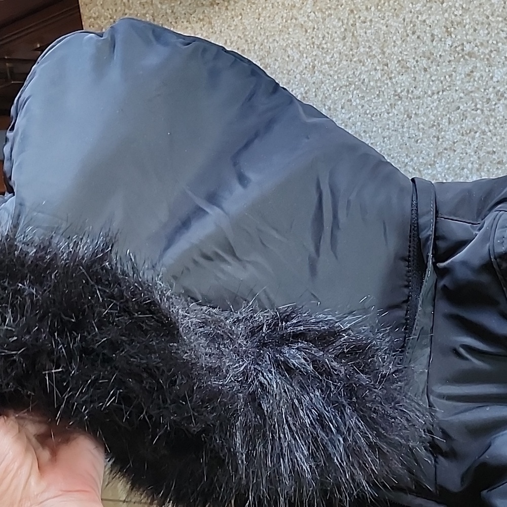 Calvin Klein Ladies XL Black Puffy Hooded Jacket - Picture 15 of 16